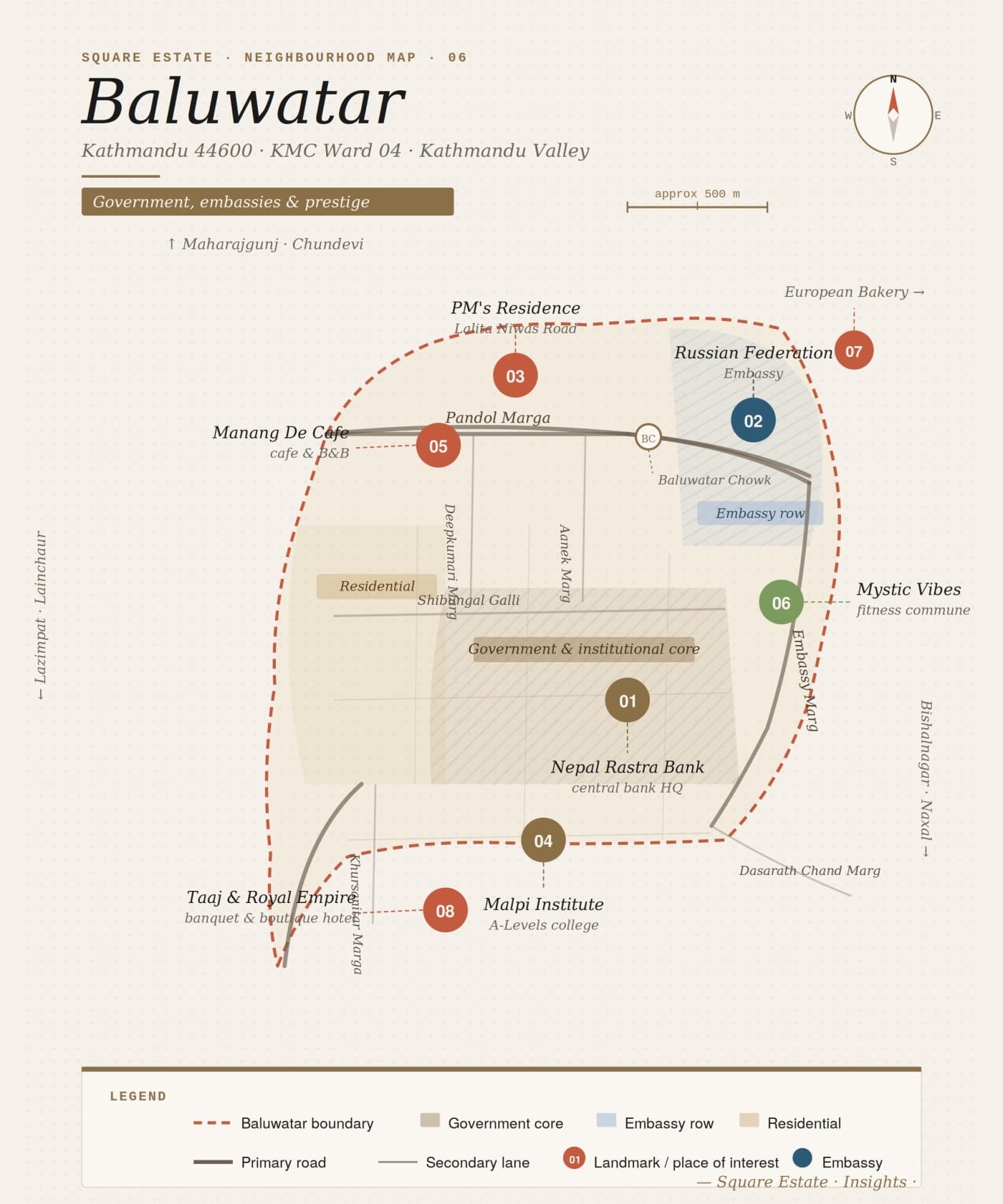 baluwatar map