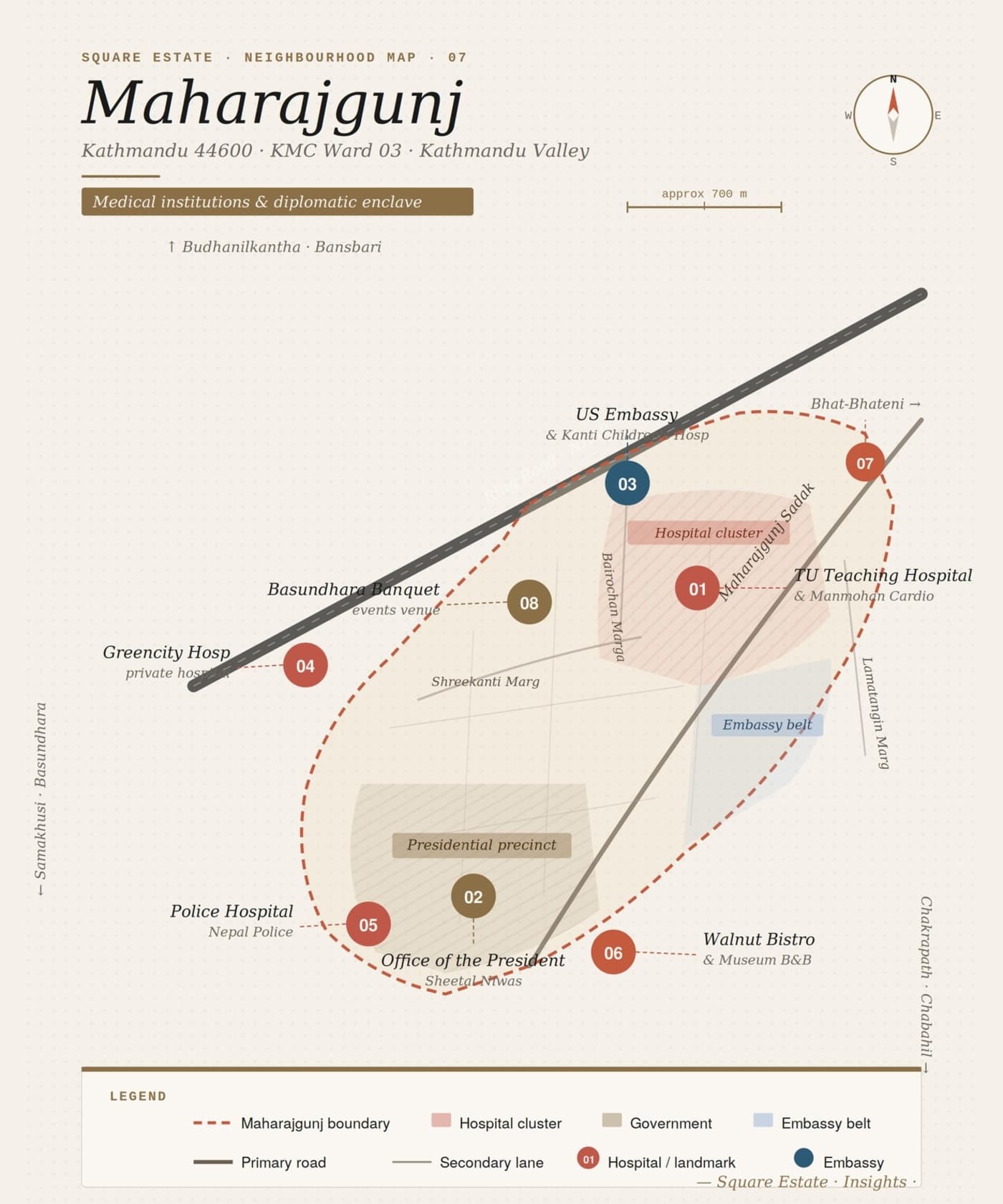 maharajgunj map web