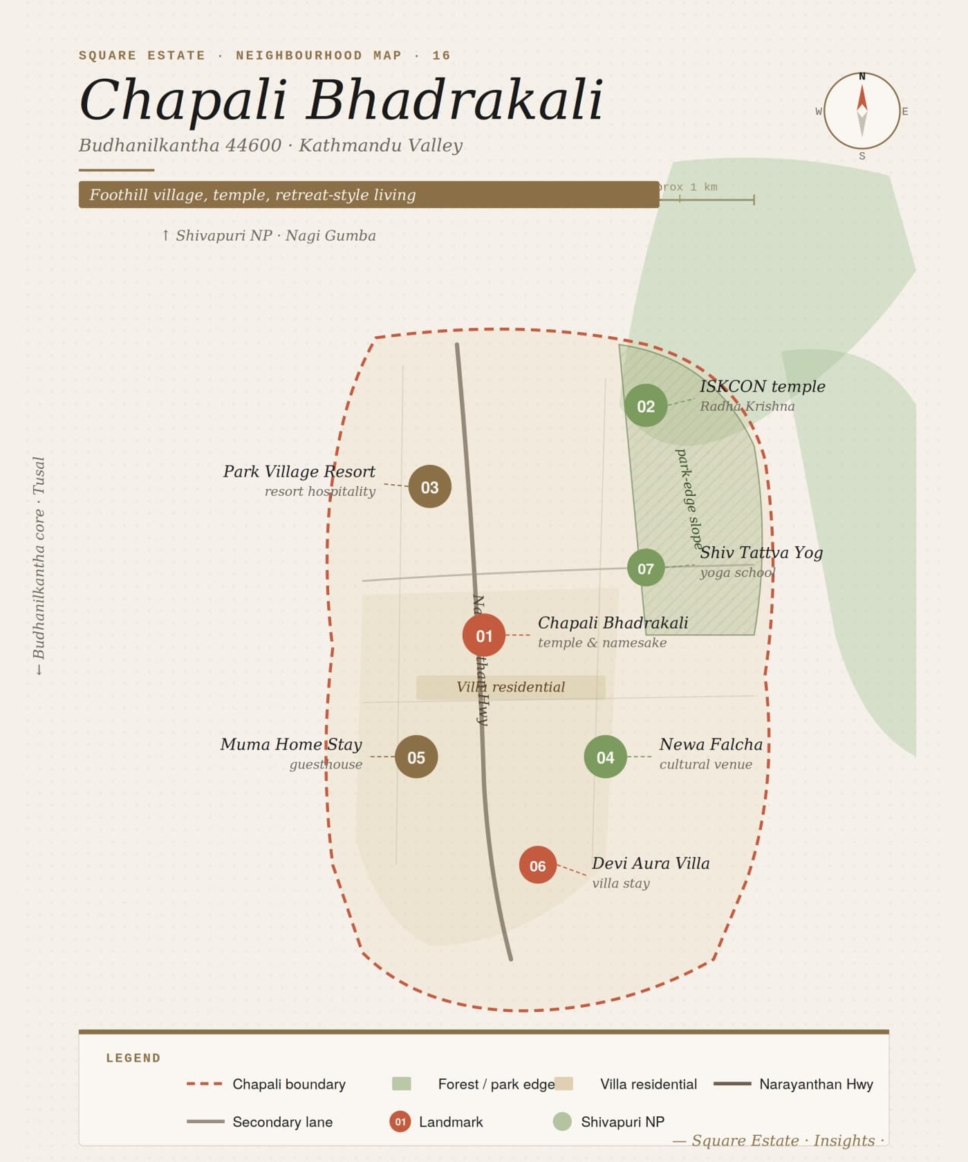 chapali map